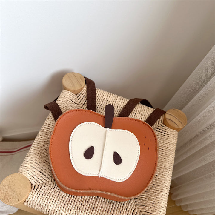 Back to school small apple backpack for kindergarten baby