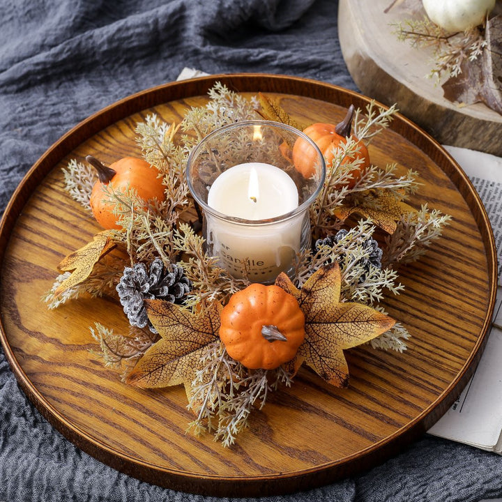 Thanksgiving Candle Rings Thanksgiving decoration