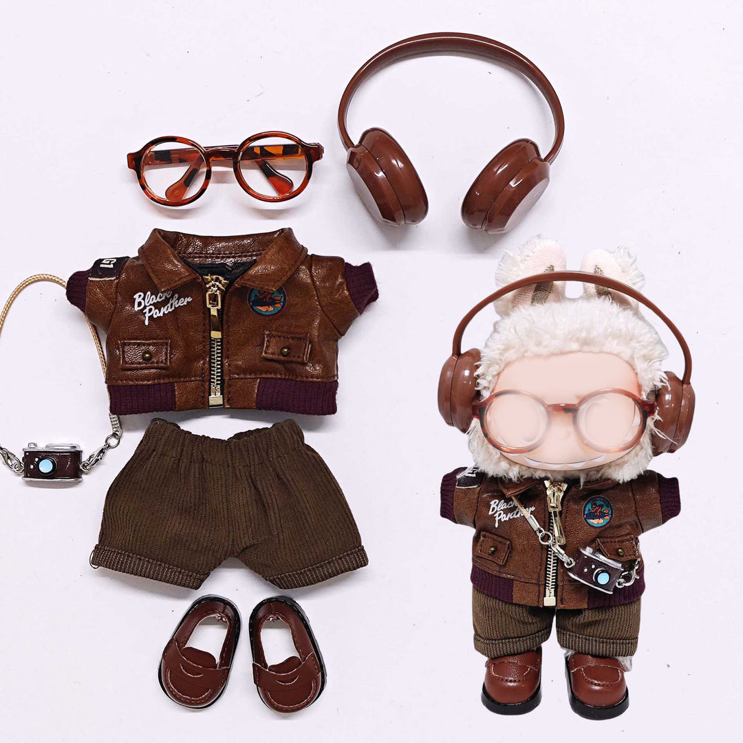 Vintage bomber jacket doll clothes