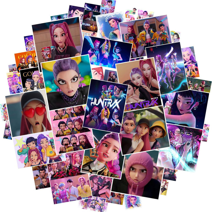 KDH K-pop inspired  Waterproof deco Stickers Pack of 50