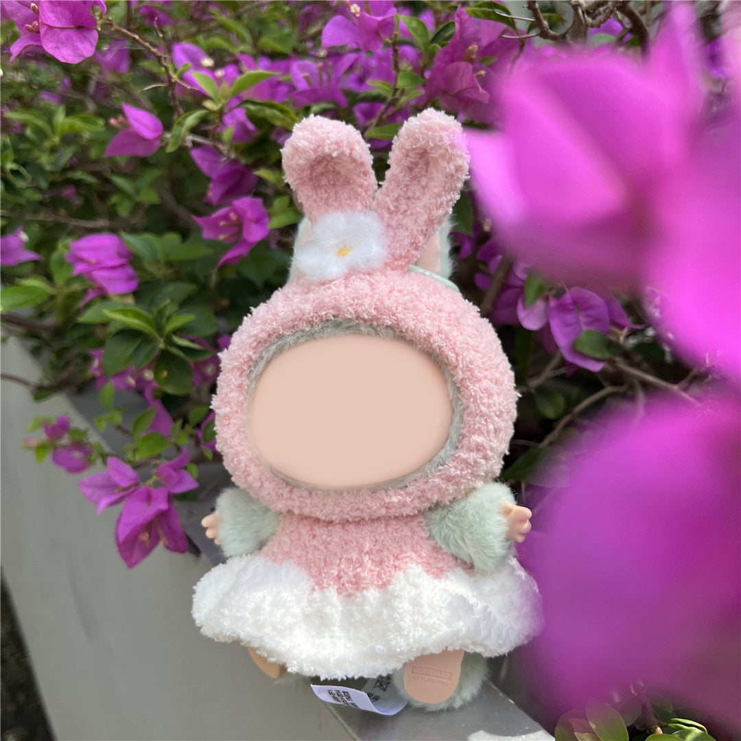 Handmade Crochet Cartoon characters Labubu outfit