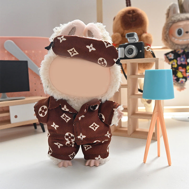 Handmade pajamas set for Labubu