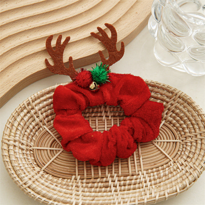 Halloween Hair Accessories Party Bat Bow Intestine Hair Ring