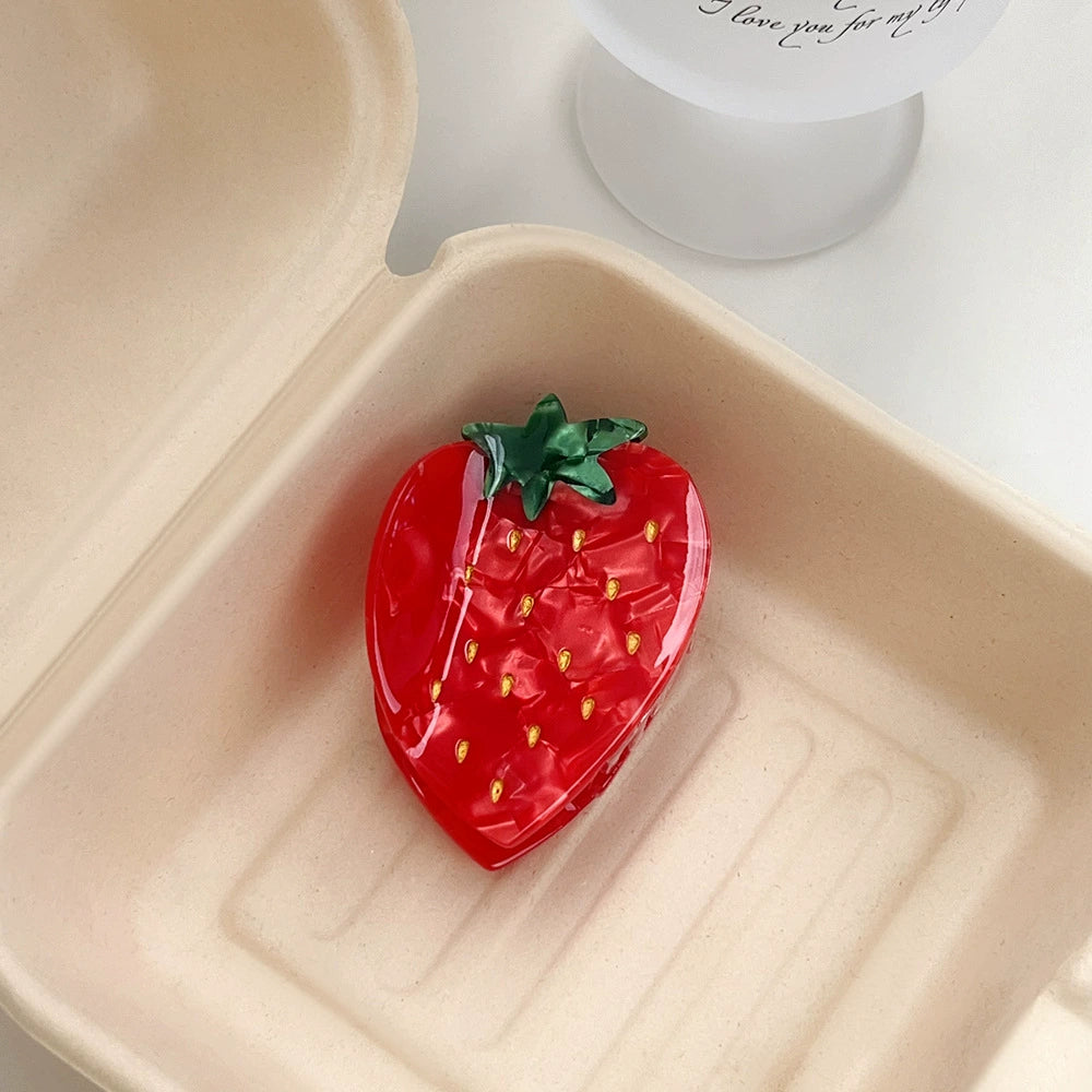 Summer fresh fruit acetate hair claw clips