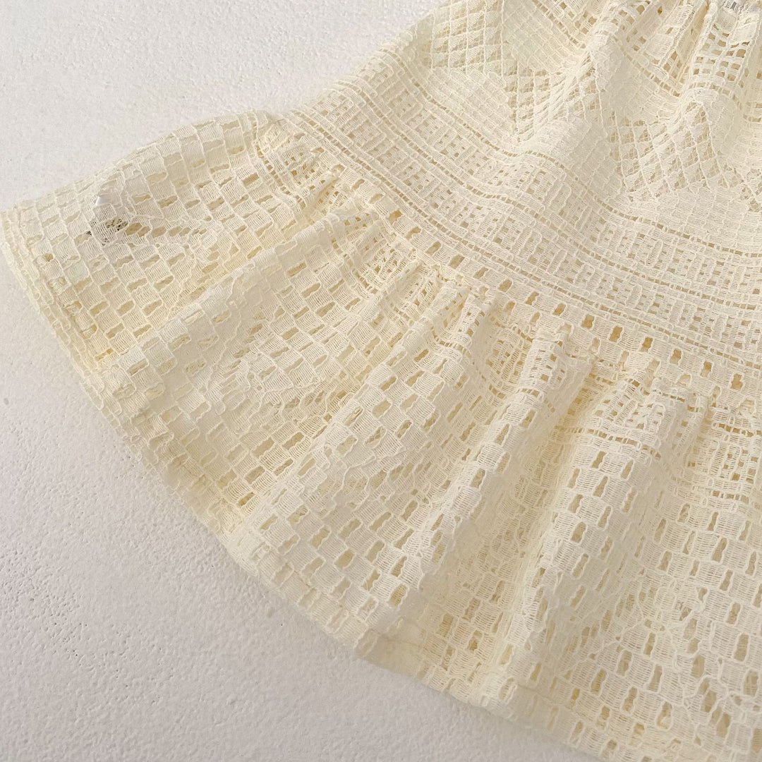 Baby Hollow Lace Suspender Dress