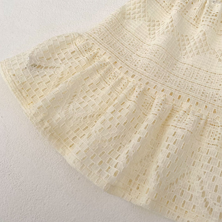 Baby Hollow Lace Suspender Dress