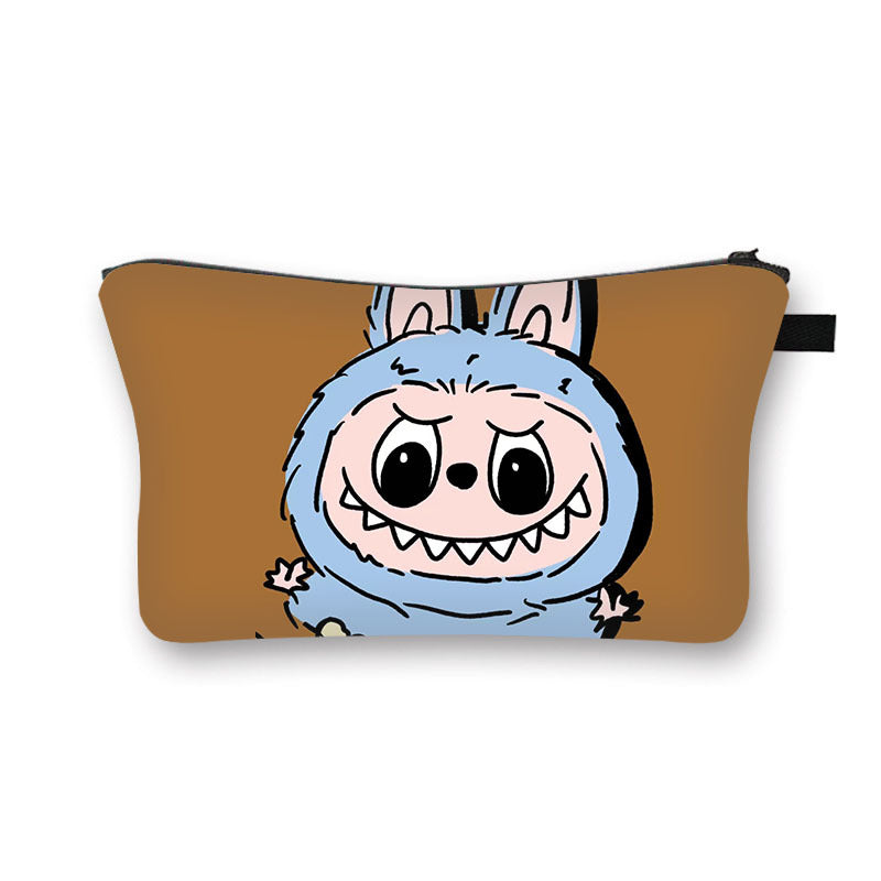 Labubu cosmetic bag portable toiletry bag