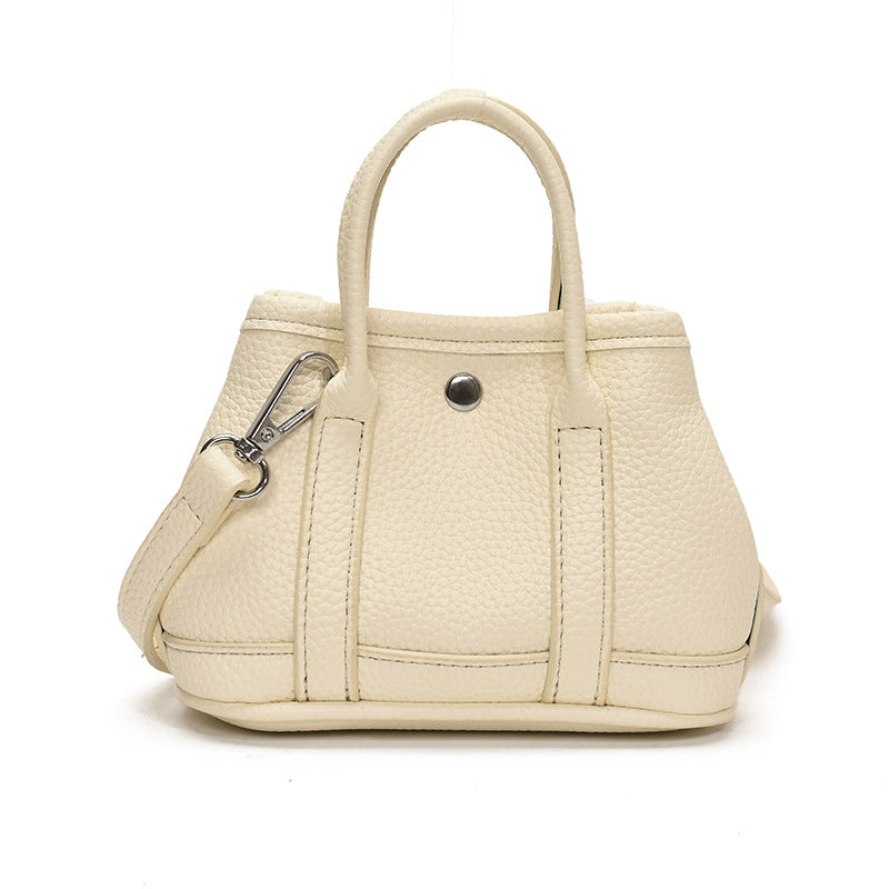 Fashion bucket bag contrast color mini crossbody bag