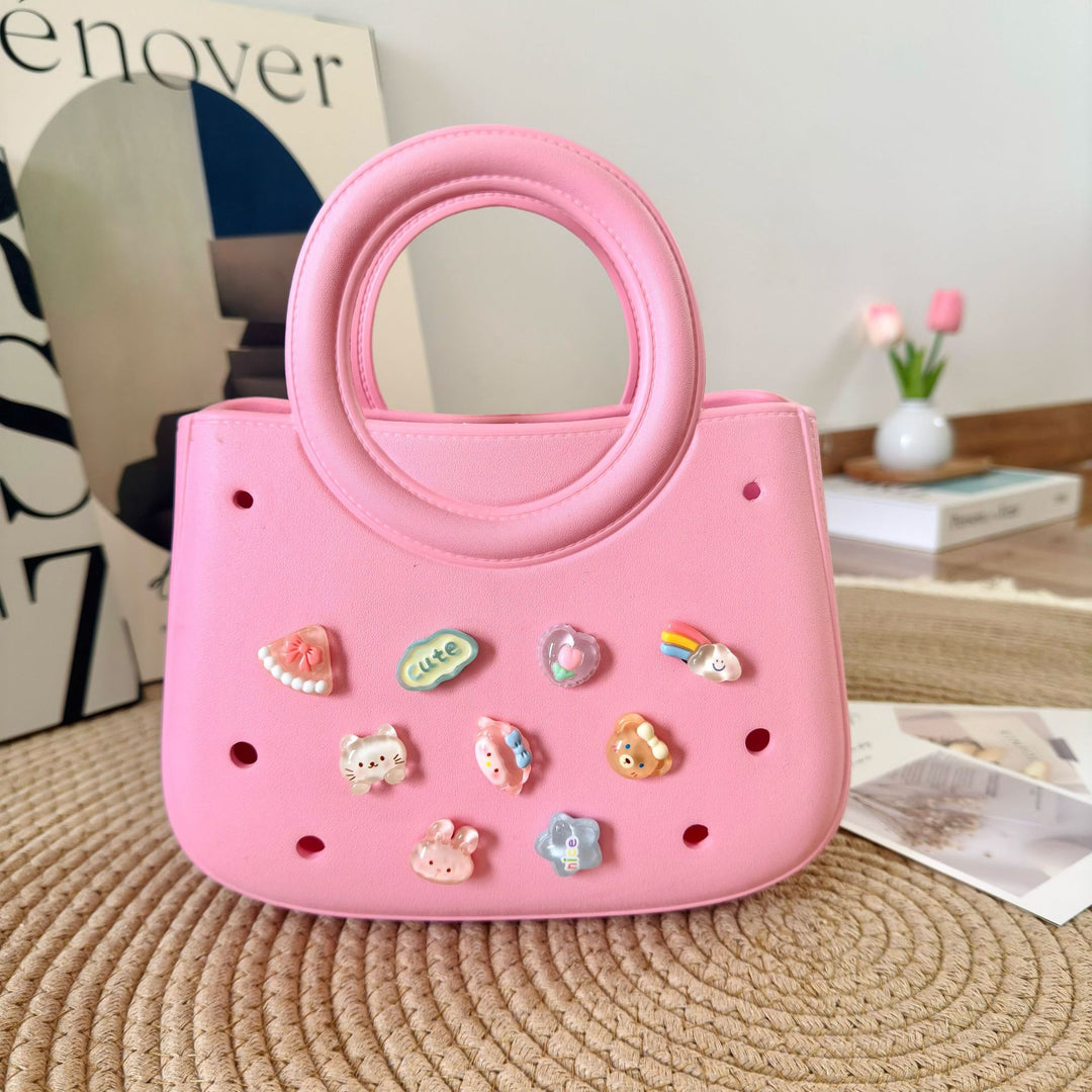 EVA Beach Bogg handbag DIY hole seaside beach bag