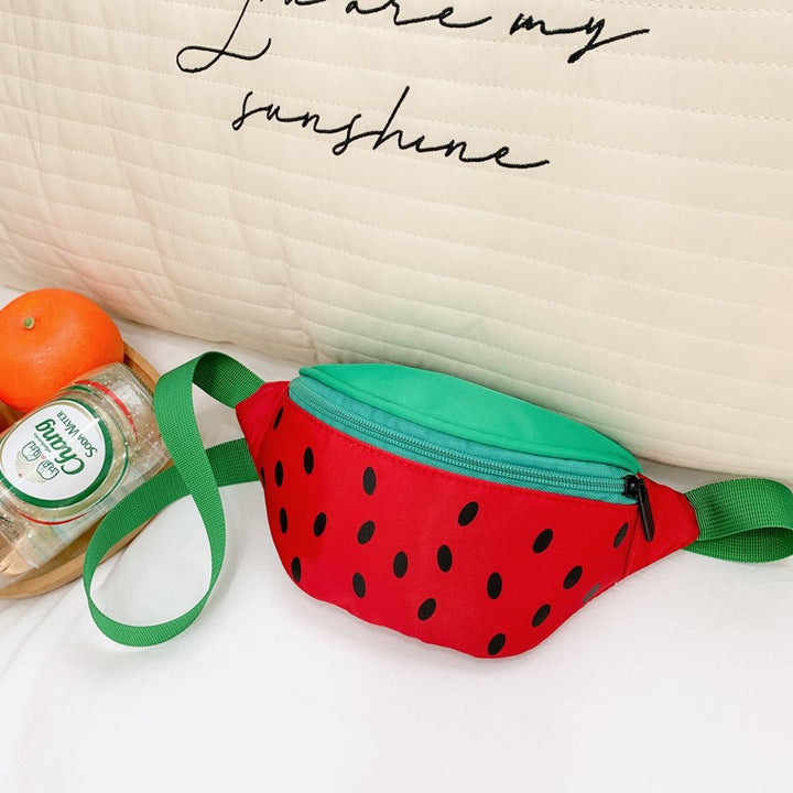 Sweet strawberry chest bag for kids