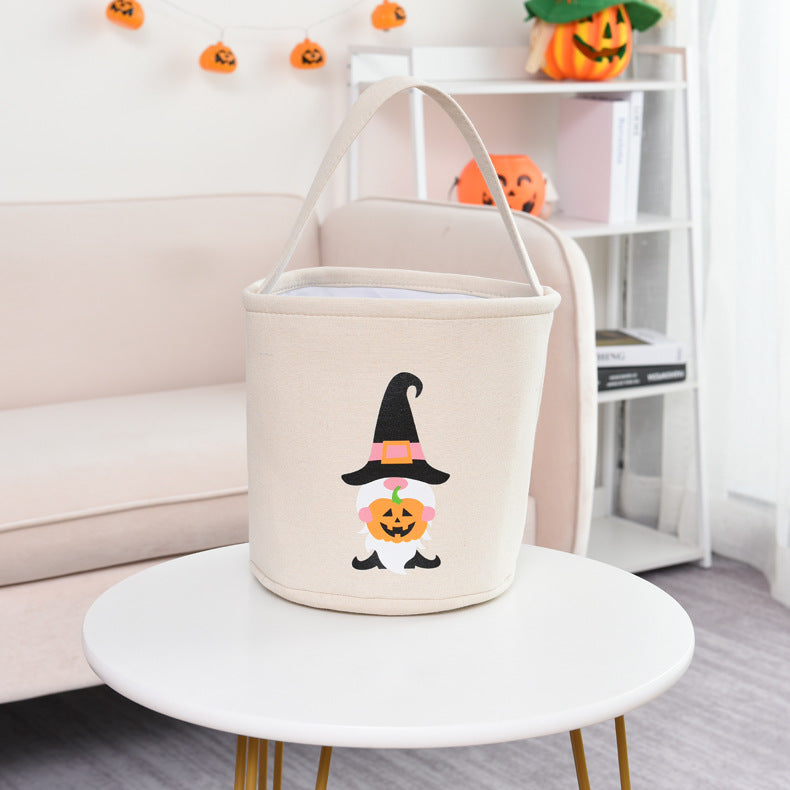 Halloween large capacity candy basket for kids