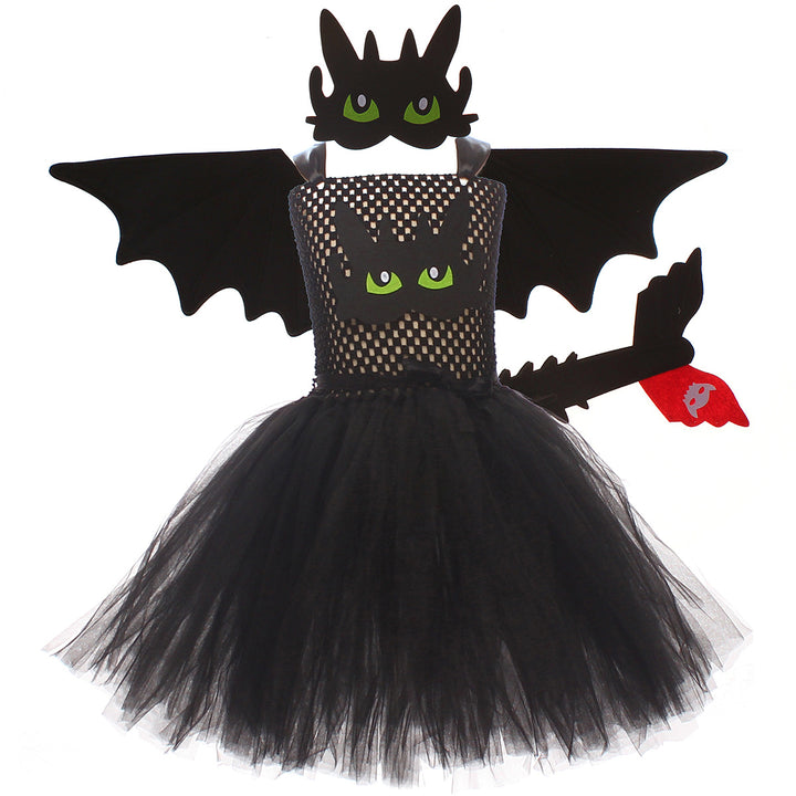 Halloween Dragon Toothless costume for girls