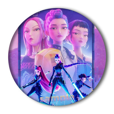 K-pop Demon Hunters Inspired Badges