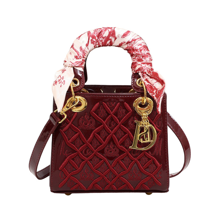 Luxury Lady embroidered handbag Diana bag