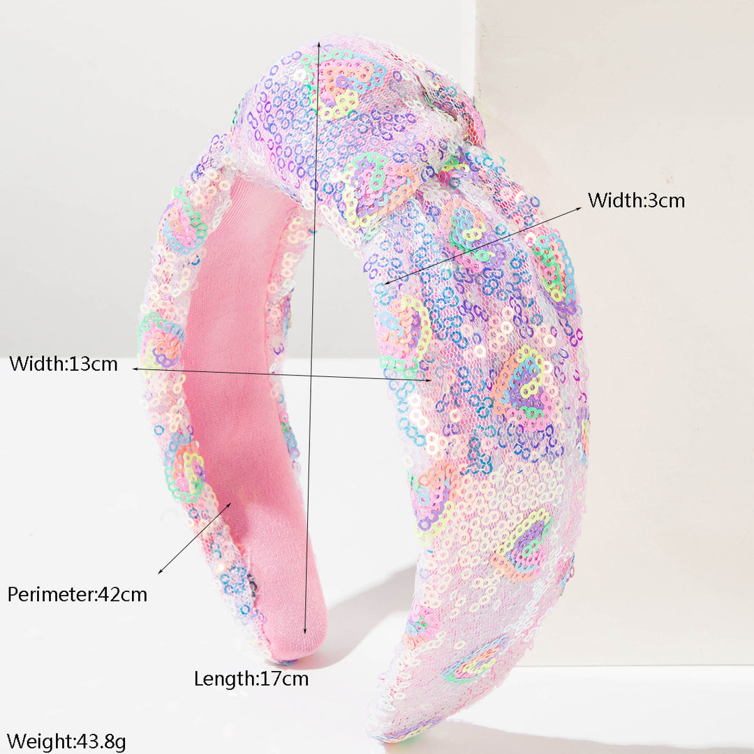 Valentine's day Colorful sequins sparkling Headband