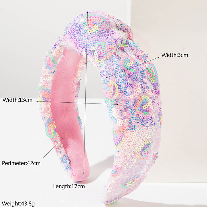 Valentine's day Colorful sequins sparkling Headband