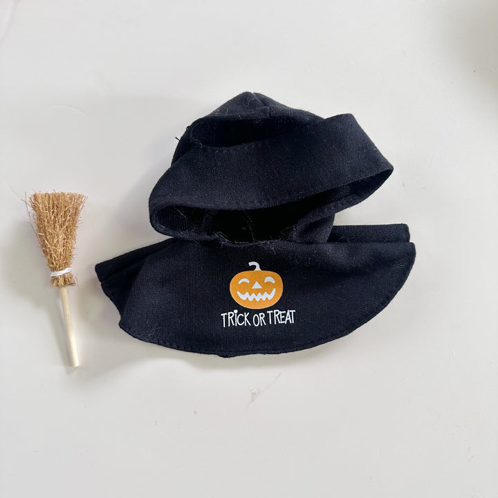 LABUBU Halloween Broom Pumpkin Cape Set doll clothes