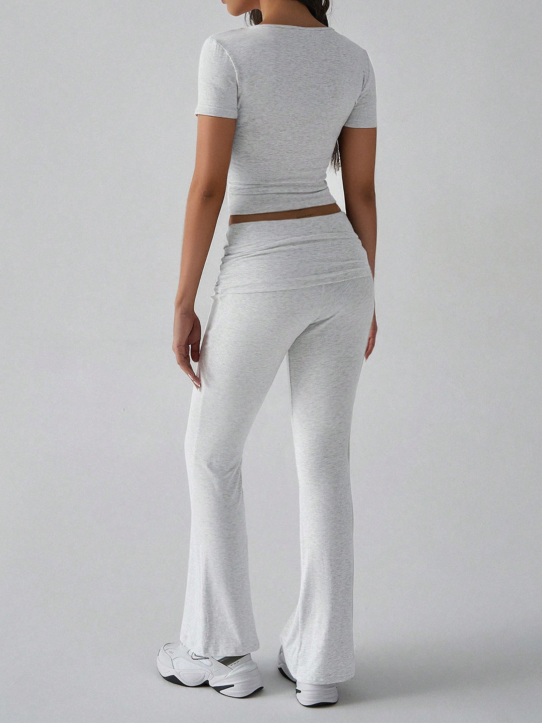 Summer sportswear for women short-sleeved T-shirt&pants 2pcs set