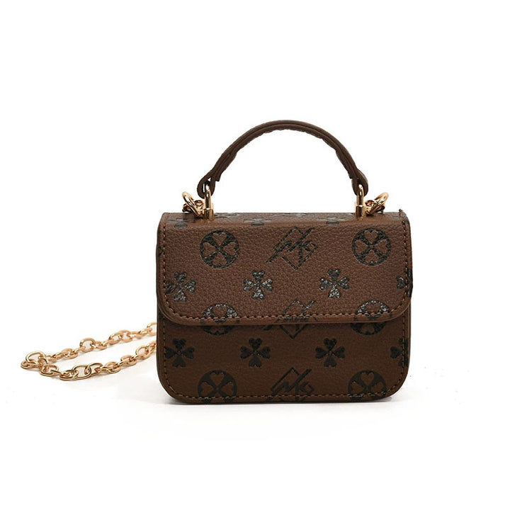 Kids embossed Mini handbag girls crossbody bag