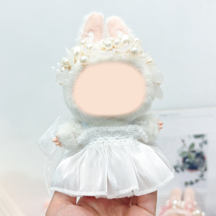 Labubu Pearlescent princess mesh dress dolls clothes