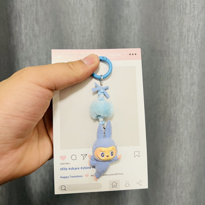 LABUBU Lazy Yoga Series Keychain Blind Box