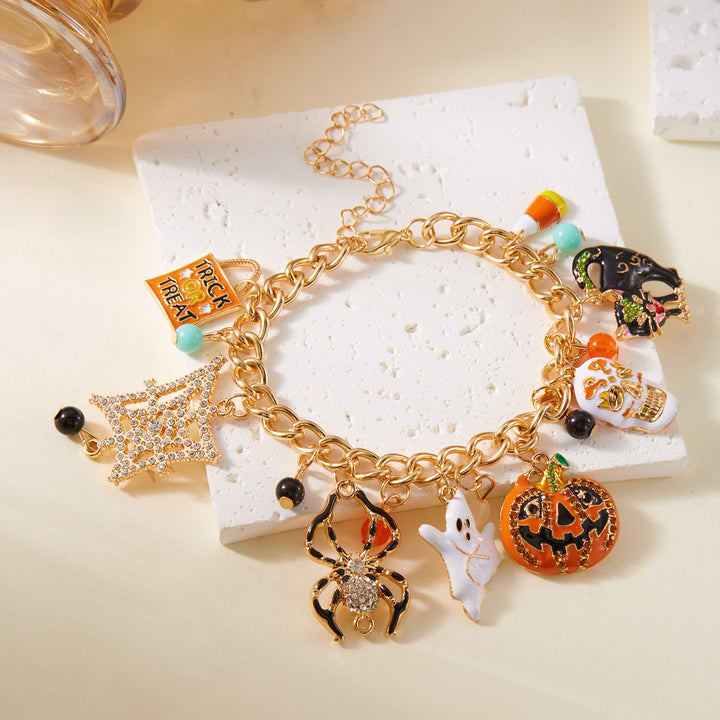 Halloween Alloy Pendant Bracelet halloween gifts