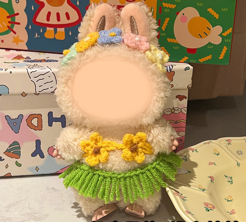 Handmade Crochet flower Bikini Set for LABUBU