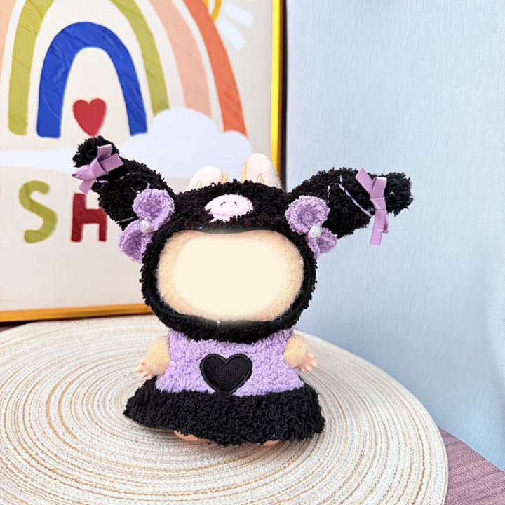 Labubu Furry cute clothing dolls Costume clothes