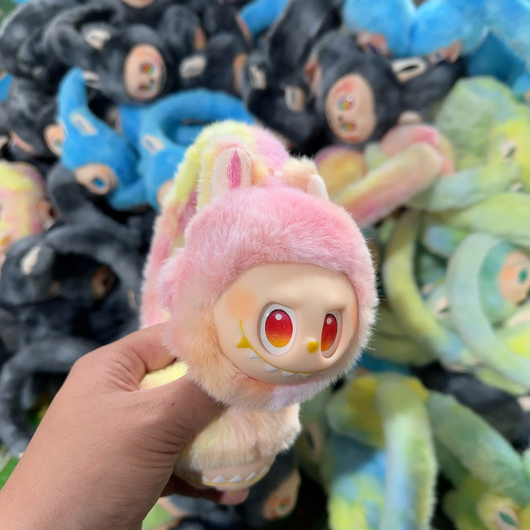 Cute monster plush furry earwarmers cartoon winter earmuffs