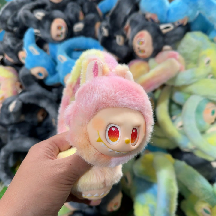 Cute monster plush furry earwarmers cartoon winter earmuffs