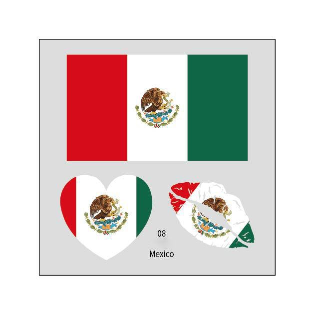 2026 FIFA World Cup national Flag Water Transfer Tattoo Stickers-10sheets