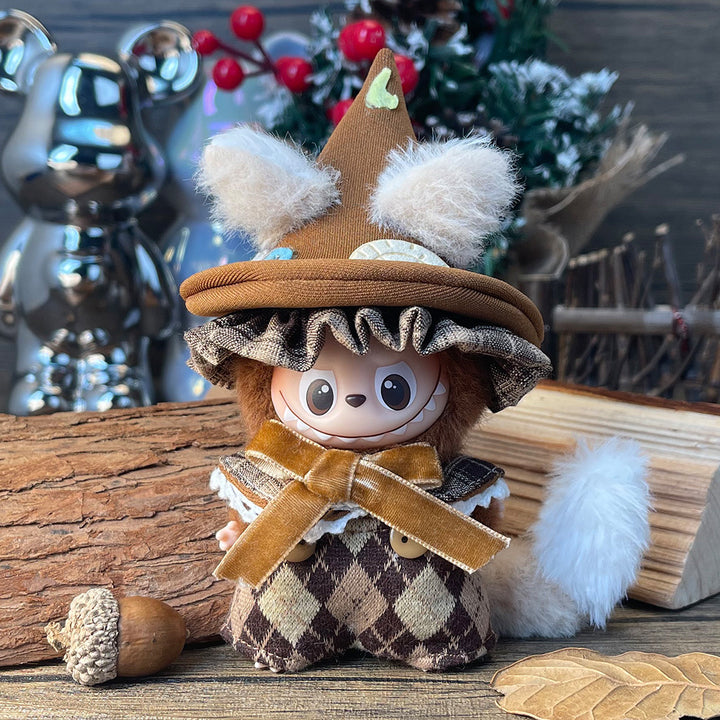 Handmade cute mini dolls clothes for 10cm dolls