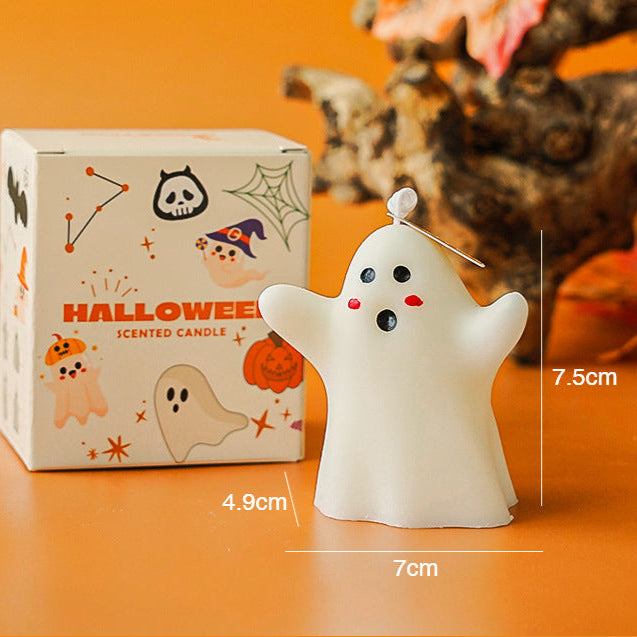 Halloween cute ghost handmade scented candles Halloween gift