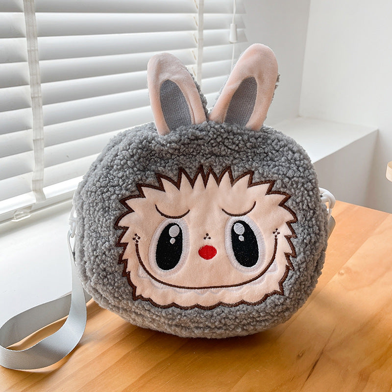 Labubu Cartoon Plush shoulder crossbody Bag