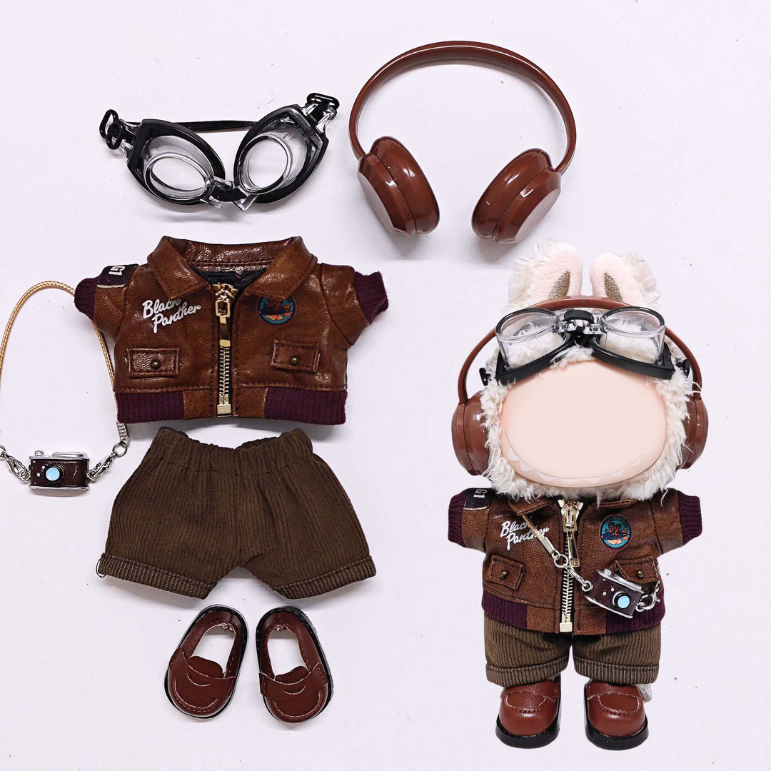 Vintage bomber jacket doll clothes