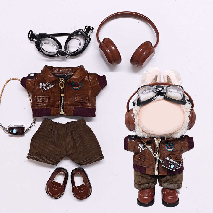Vintage bomber jacket doll clothes
