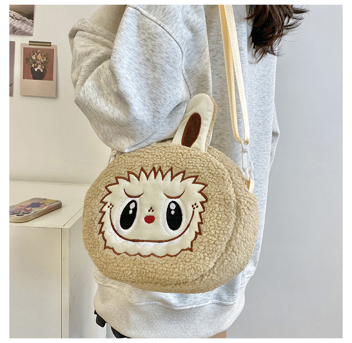 Labubu Cartoon Plush shoulder crossbody Bag