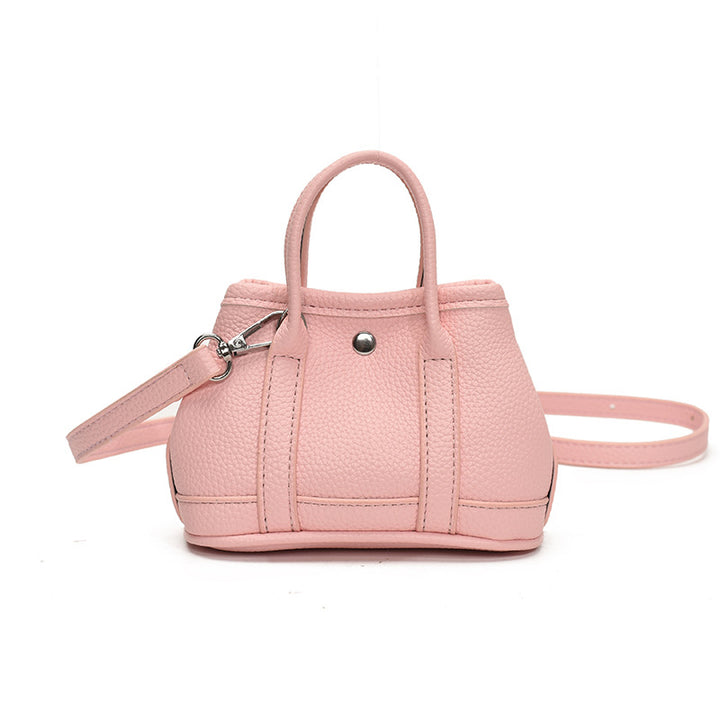 Fashion bucket bag contrast color mini crossbody bag