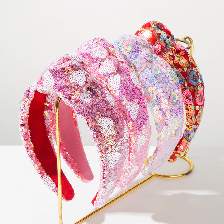 Valentine's day Colorful sequins sparkling Headband