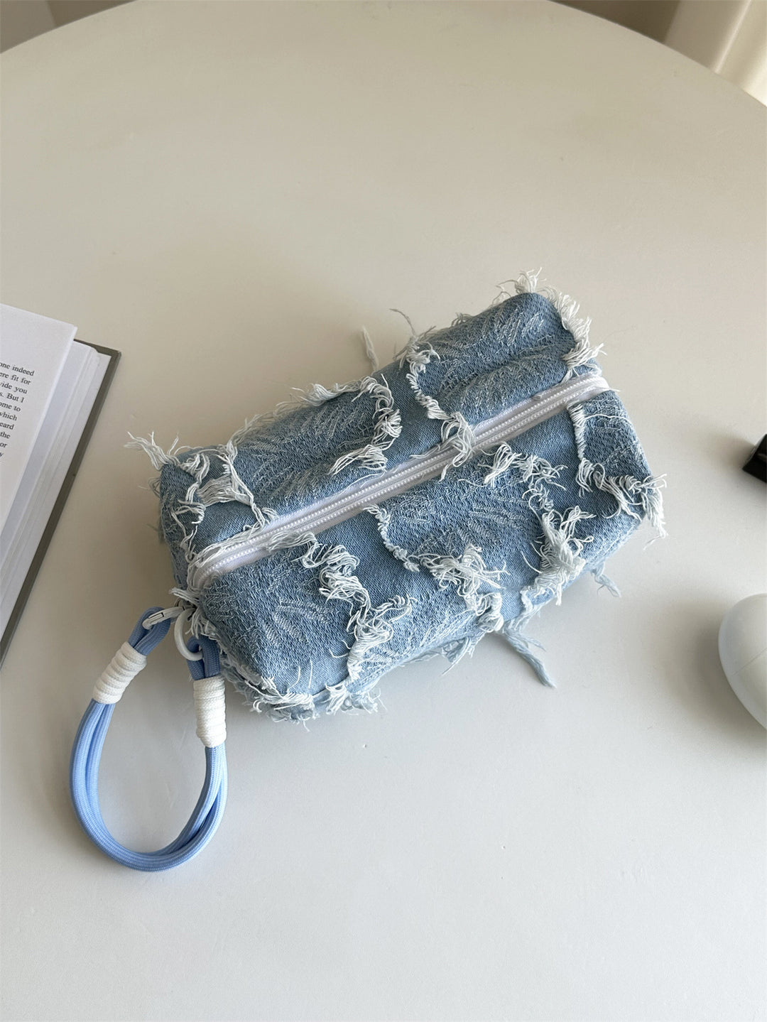 Denim Fashion Cosmetic Bag travel toiletry bag