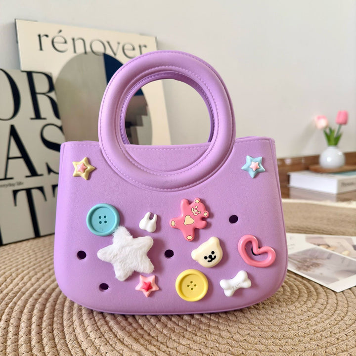 Mini EVA Beach Handbag DIY Beach Bogg Bag for kids