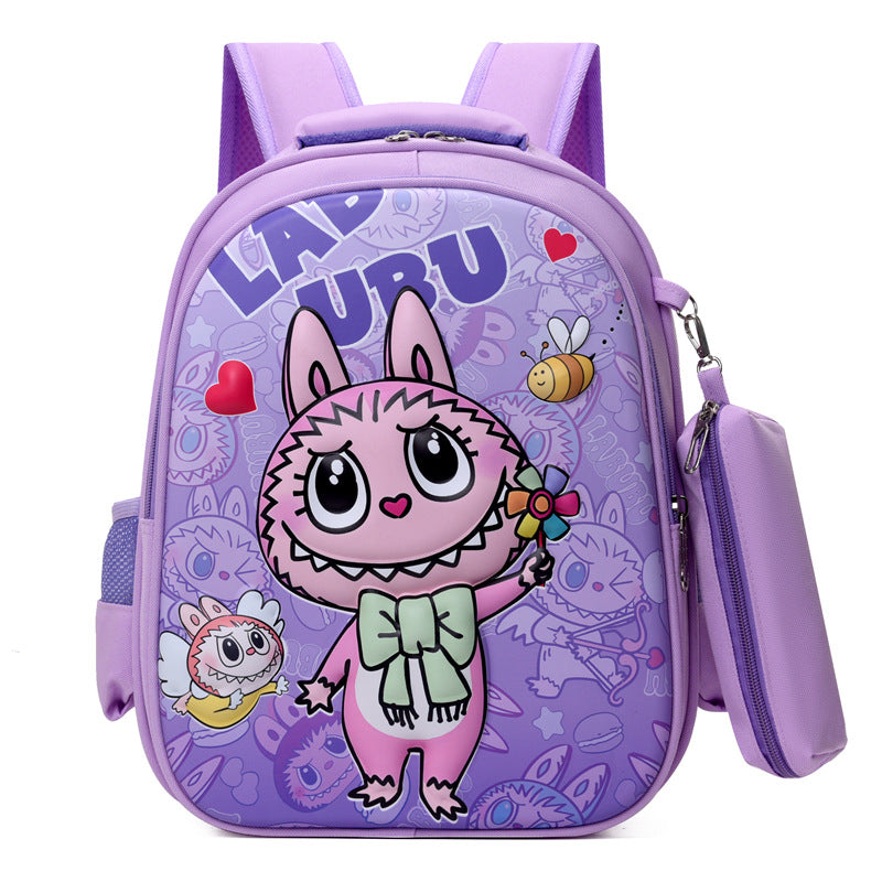 Labubu backpack students schoolbag