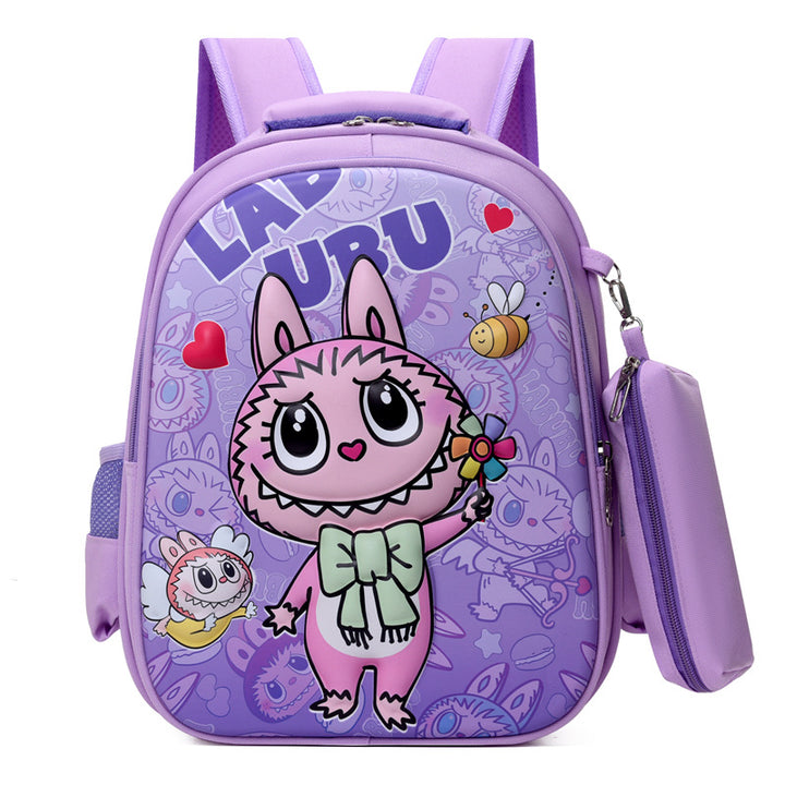 Labubu backpack students schoolbag
