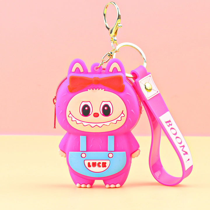 Luck Labubu cute coin purse key chain labubu gift