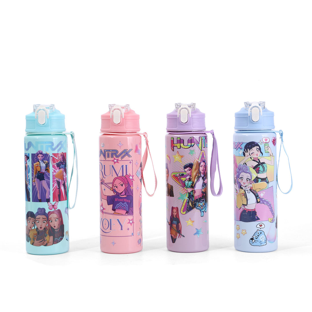 KDH K-pop inspired Straw Cup Portable plastic water bottle