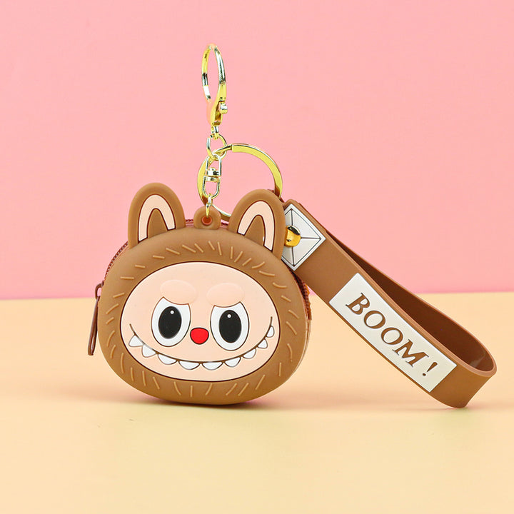 Labubu cute key chain coin purse labubu gift