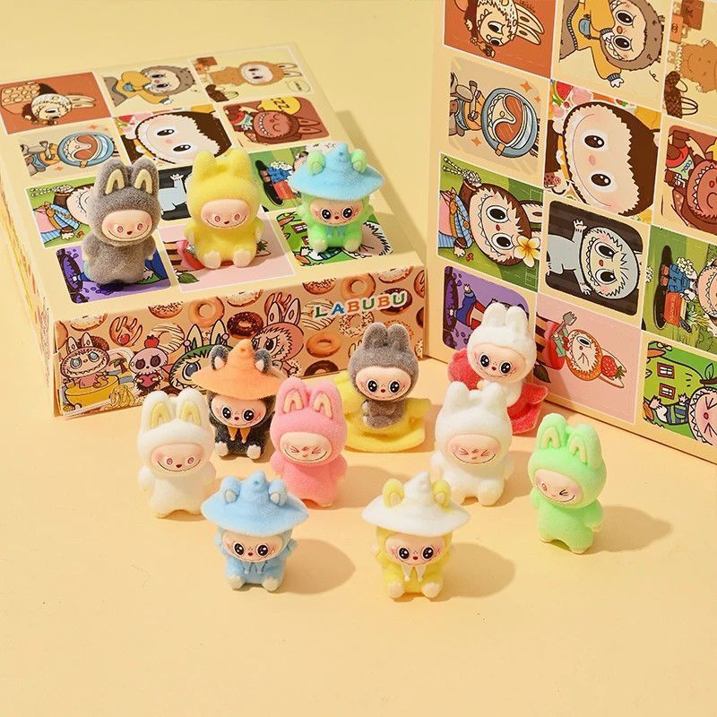Labubu blind box-12pcs mystery ornaments