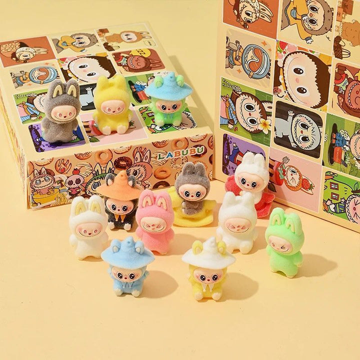 Labubu blind box-12pcs mystery ornaments