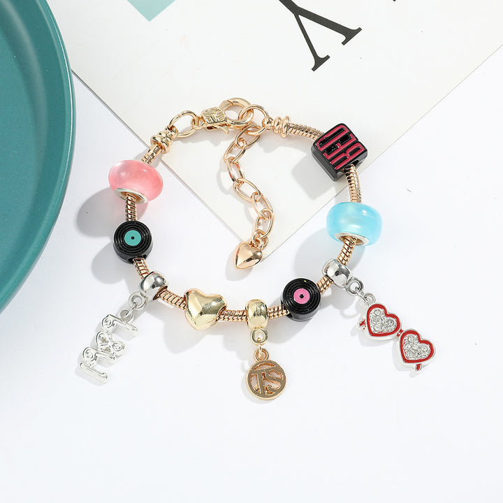 Taylor Swift inspired Beaded Bracelet for swiftie