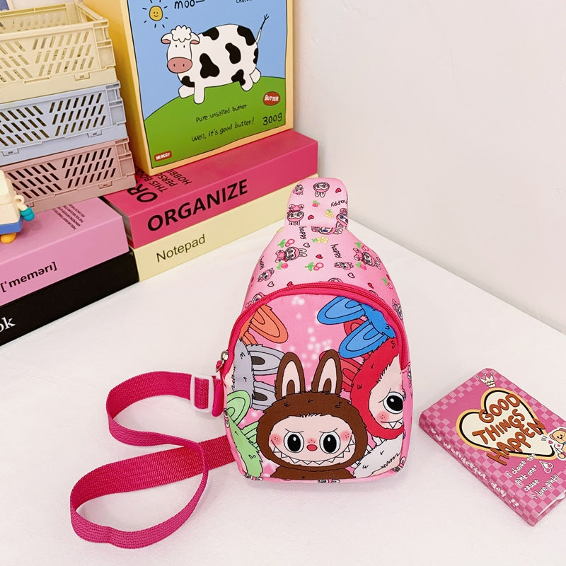 Children's labubu Fanny bag cartoon Labubu crossbody bag coin purse